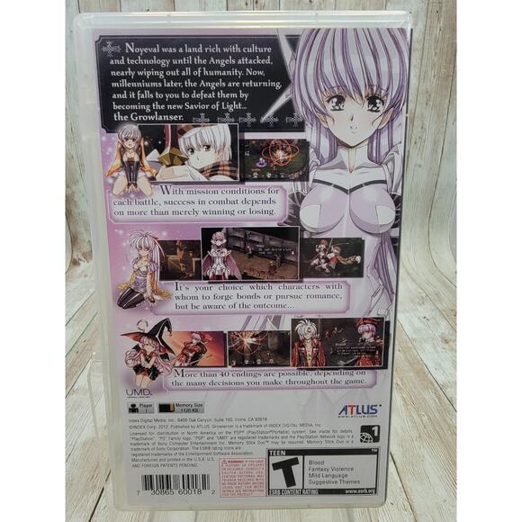 Growlanser: Wayfarer of Time (Sony PSP, 2012) Complete - Tested - Authentic - Picture 2 of 5